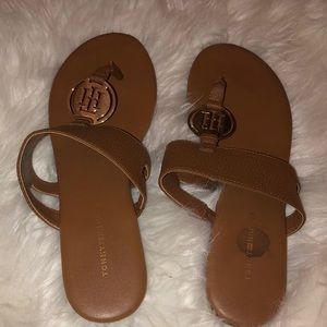 Tommy Hilfiger Tan Sandals